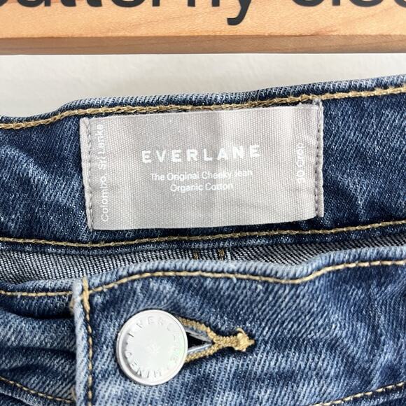 Everlane The Original Cheeky Jean Medium Wash Size 30 Crop W0978 - Picture 3 of 3